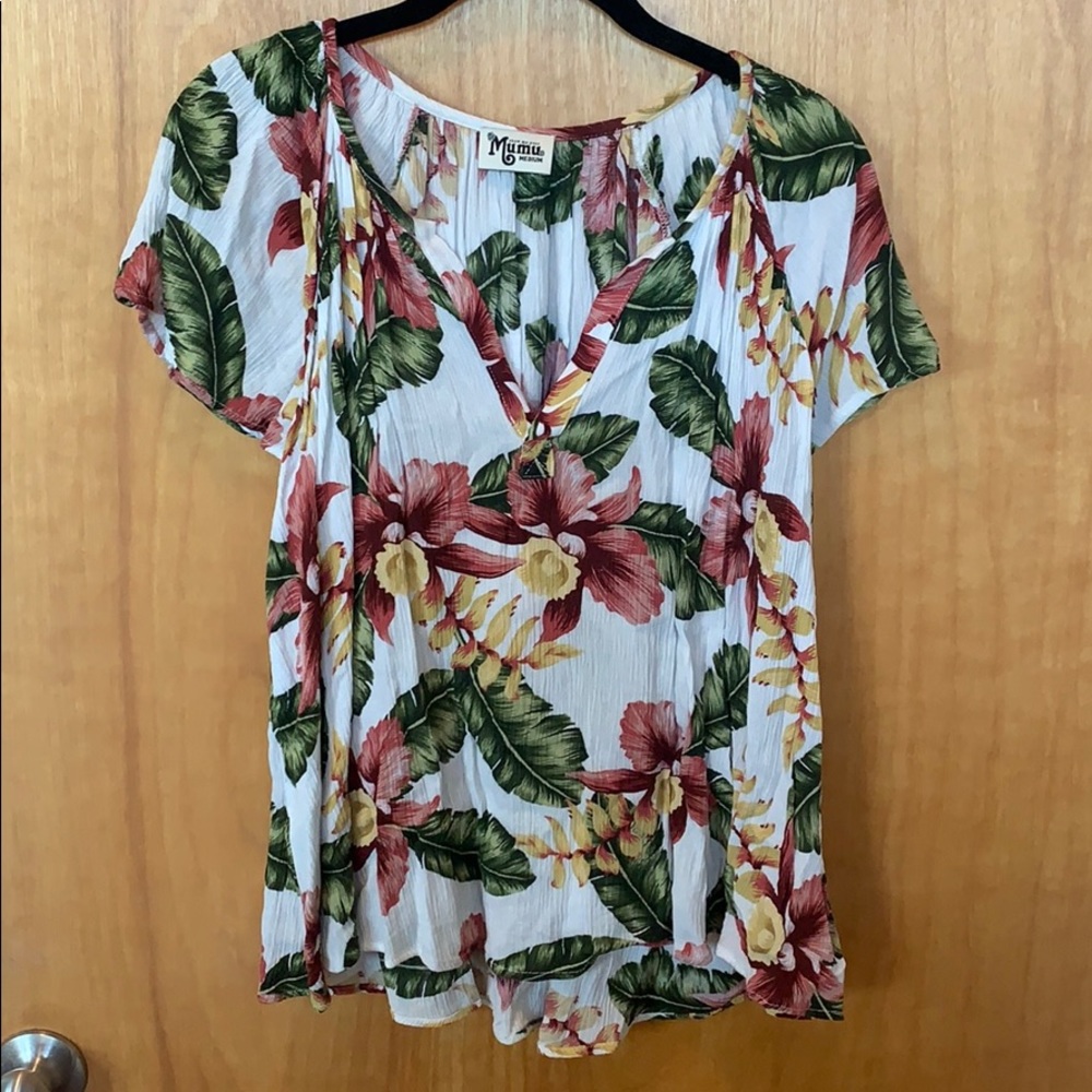 EUC SMYM Tropical Top